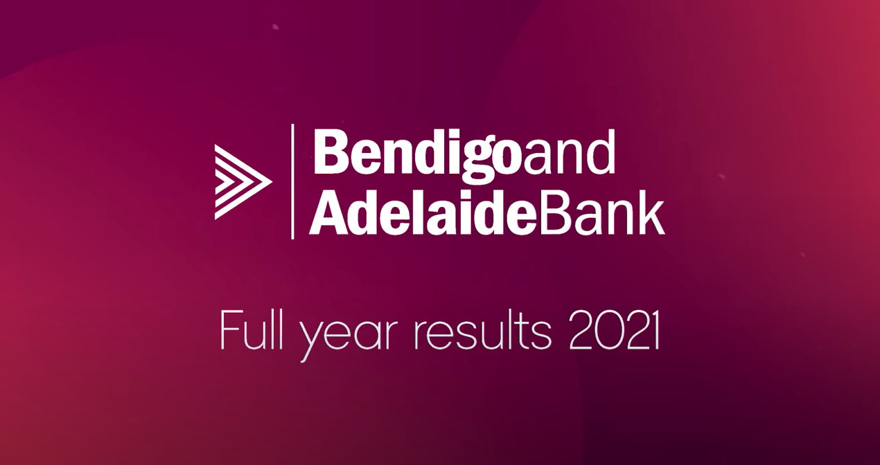Bendigo and Adelaide Bank Full year results 2021