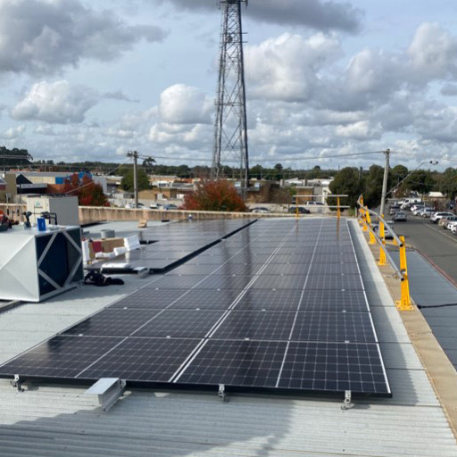 Solar panel installation