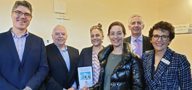 Group photo presenting grant to representatives of the Sandringham Community Bank Day Procedure Centre.
