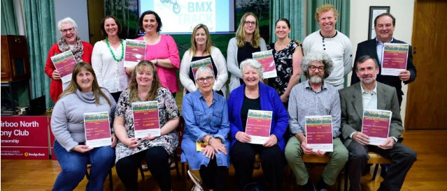 The latest representatives of community groups which have received funding from Mirboo North Community Bank Branch.