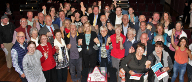 large group image of the 2019 Noosa QLD Day award recipients at the J .