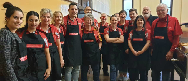 Every year on ANZAC Day West Beach Community Bank Branch staff and company directors volunteer their time to help out after the Dawn Service for the RSL.