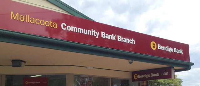 Facade of the Mallacoota Community  Bank Branch
