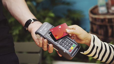 Credit Card tapping on EFTPOS machine