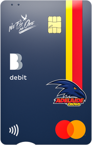Bendigo Bank Adelaide Crows Debit Mastercard
