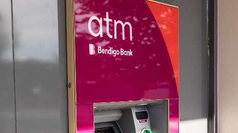 Bendigo Bank ATM.